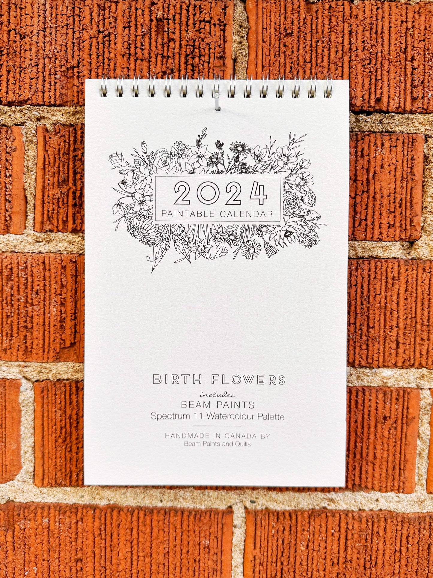 2024 Watercolour Paintable Calendars from Beam Paints