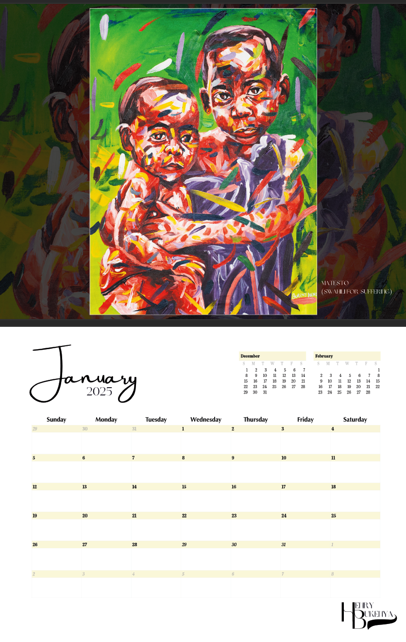 2025 Calendar - Henry Bukenya